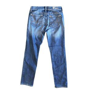 Low Rise KUT Women's Jeans Size 4 Vintage Straight Leg Skinny Pocket Design